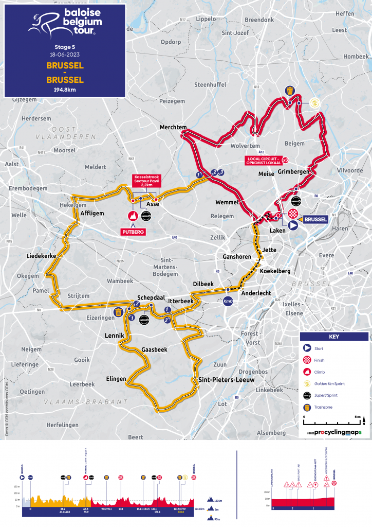 Information Stage 5 Baloise Belgium Tour