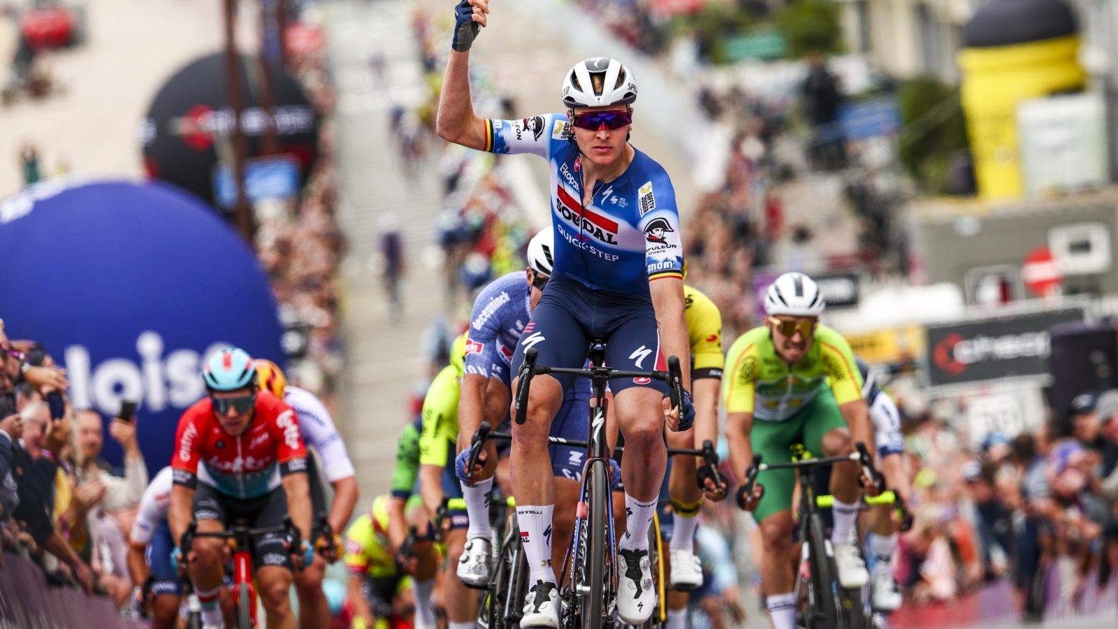 Tim Merlier vainqueur à Knokke-Heist.