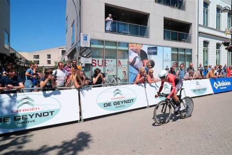 BEVEREN, BELGIUM - MAY 26: Baloise Belgium Tour stage 3:  time trail Beveren at Beveren on may 26, 2017 in Beveren, Belgium, 26/05/2017. (Photo by Tomas Sisk / Golazo Sports)