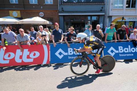 BEVEREN, BELGIUM - MAY 26: Baloise Belgium Tour stage 3:  time trail Beveren at Beveren on may 26, 2017 in Beveren, Belgium, 26/05/2017. (Photo by Tomas Sisk / Golazo Sports)