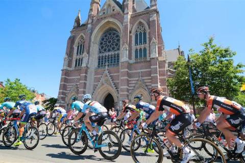 LOCHRISTI-KNOKKE, BELGIUM - MAY 25: Baloise Belgium Tour stage 1:  Knokke - Moorslede at Knokke - Moorslede on may 25, 2017 in Knokke - Moorslede, Belgium, 23/05/2017. (Photo by Tomas Sisk / Golazo Sports)