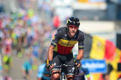 LOCHRISTI-KNOKKE, BELGIUM - MAY 23: Baloise Belgium Tour stage 1: Lochistri - Knokke at Lochristi - Knokke on may 23, 2017 in Lochistri - Knokke, Belgium, 23/05/2017. (Photo by Tomas Sisk / Golazo Sports)