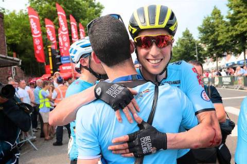 TIENEN-TONGEREN, BELGIUM - MAY 28: Baloise Belgium Tour stage 5: Tienen-Tongeren at Tienen-Tongeren on may 28, 2017 in Tienen-Tongeren, Belgium, 26/05/2017. (Photo by Tomas Sisk / Golazo Sports)