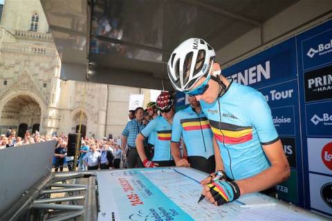 TIENEN-TONGEREN, BELGIUM - MAY 28: Baloise Belgium Tour stage 5: Tienen-Tongeren at Tienen-Tongeren on may 28, 2017 in Tienen-Tongeren, Belgium, 26/05/2017. (Photo by Tomas Sisk / Golazo Sports)